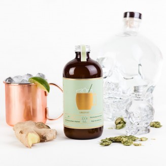 Homemade Moscow Mule Ginger